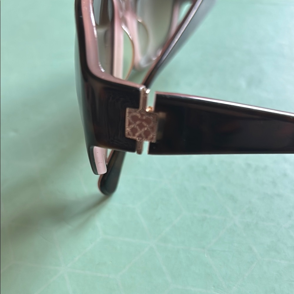 Coach Brown Oversized Rectangular Sunglasses - image 3